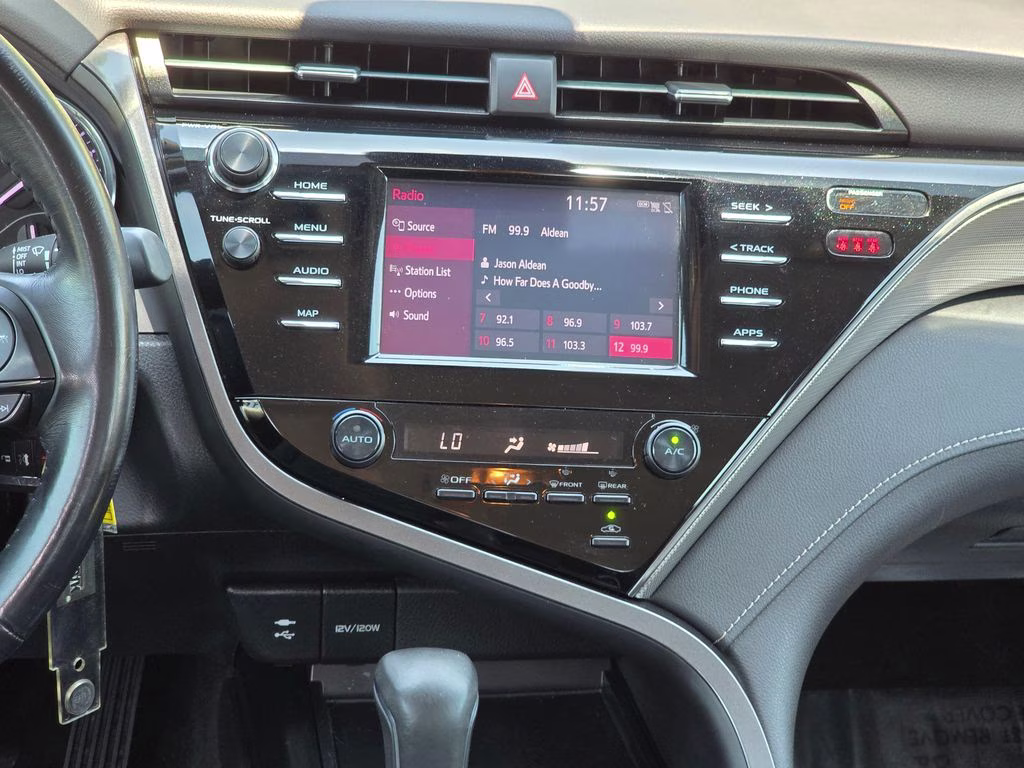 2019 Galactic Aqua Mica Toyota Camry SE FWD Sedan