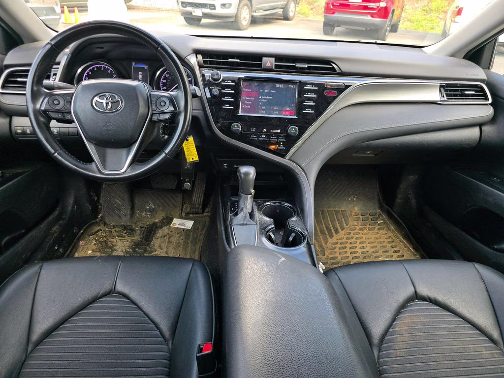 2019 Galactic Aqua Mica Toyota Camry SE FWD Sedan