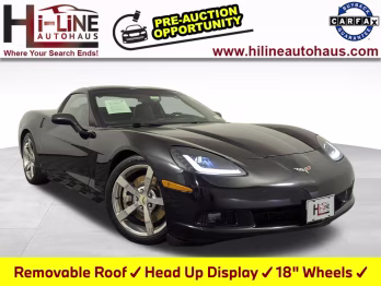 2008 Black Chevrolet Corvette Base RWD Coupe