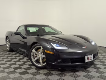 2008 Black Chevrolet Corvette Base RWD Coupe