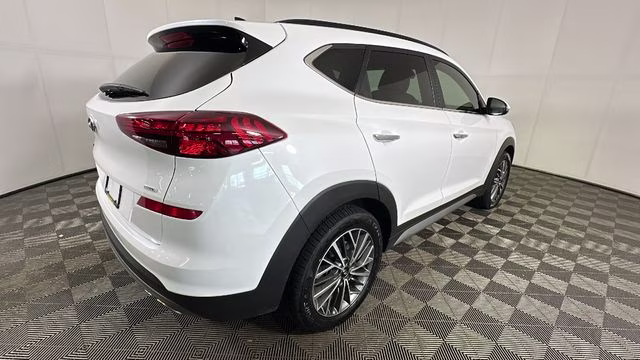 2021 White Cream Hyundai Tucson Ultimate AWD SUV