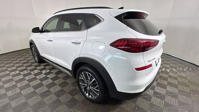 2021 White Cream Hyundai Tucson Ultimate AWD SUV