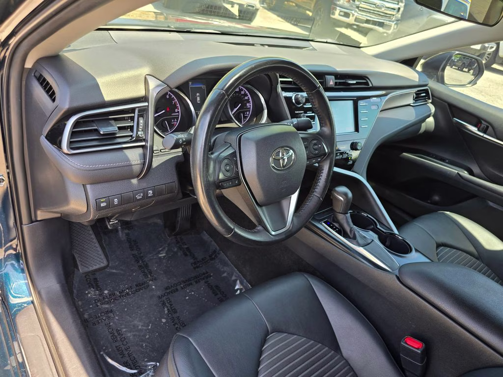 2019 Galactic Aqua Mica Toyota Camry SE FWD Sedan