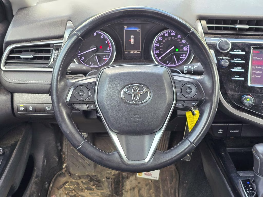 2019 Galactic Aqua Mica Toyota Camry SE FWD Sedan