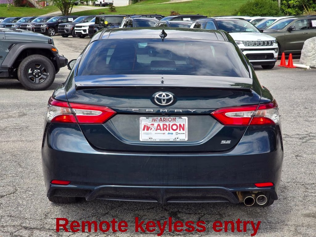 2019 Galactic Aqua Mica Toyota Camry SE FWD Sedan