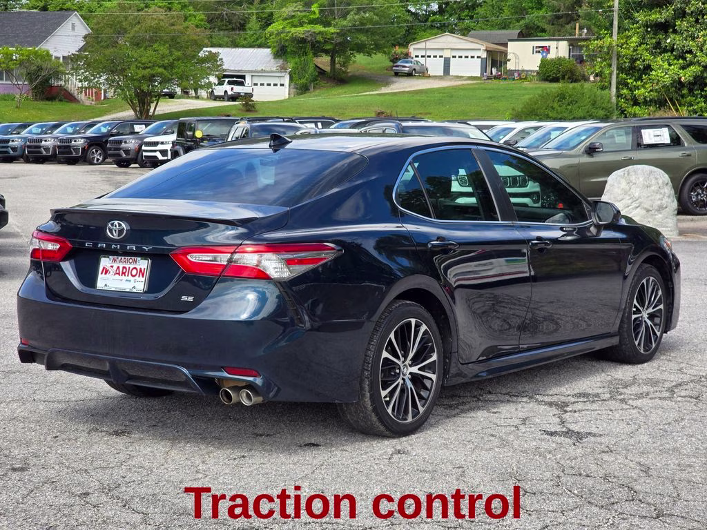 2019 Galactic Aqua Mica Toyota Camry SE FWD Sedan