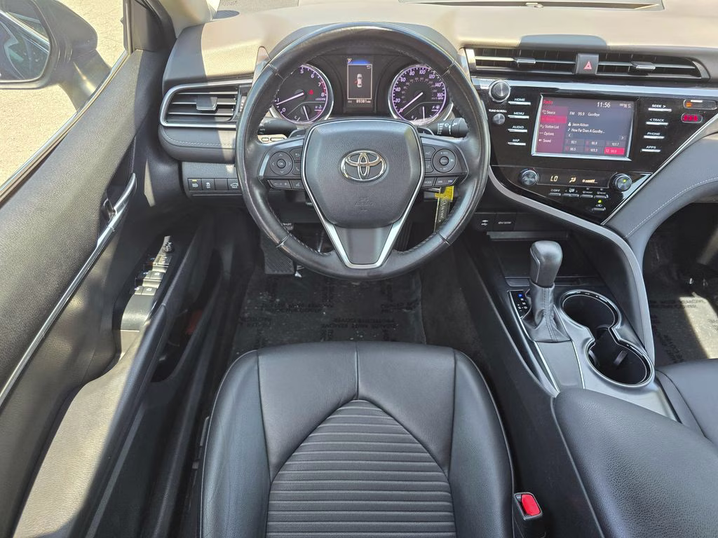 2019 Galactic Aqua Mica Toyota Camry SE FWD Sedan