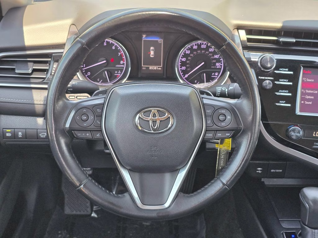 2019 Galactic Aqua Mica Toyota Camry SE FWD Sedan