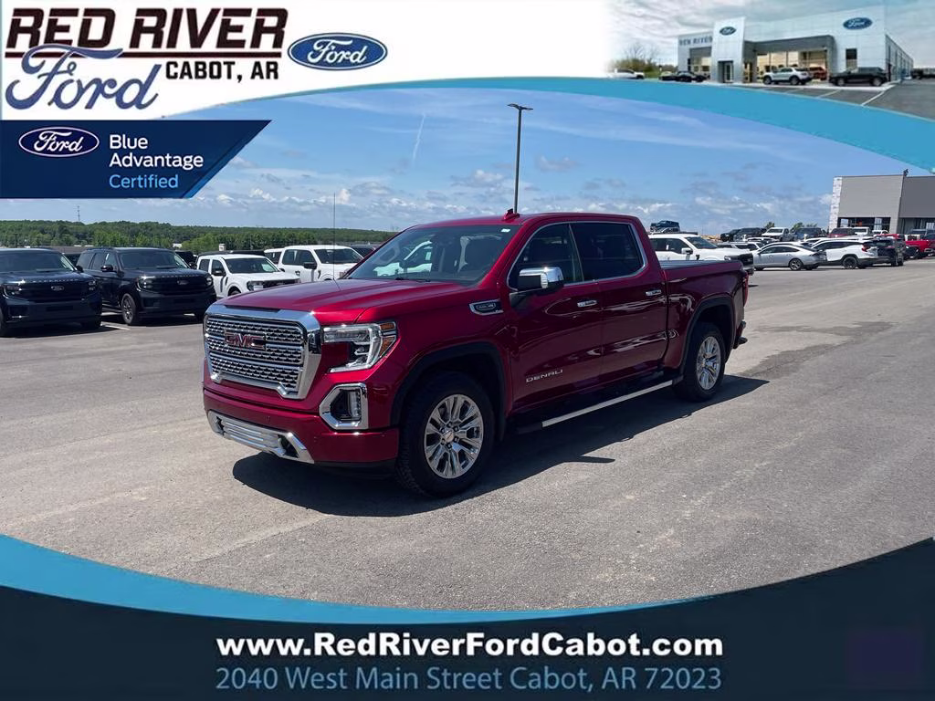 2022 Cayenne Red Tintcoat GMC Sierra Limited Denali 4X4 Truck
