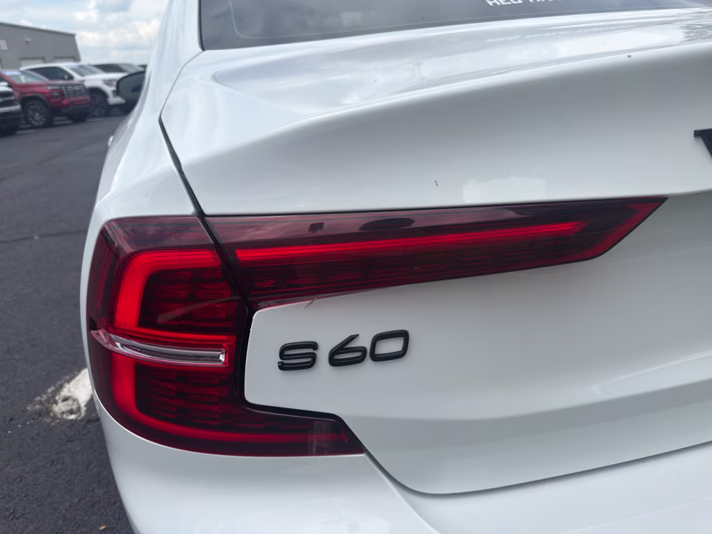 2024 Crystal White Metallic Volvo S60 Plus Black Edition AWD Sedan