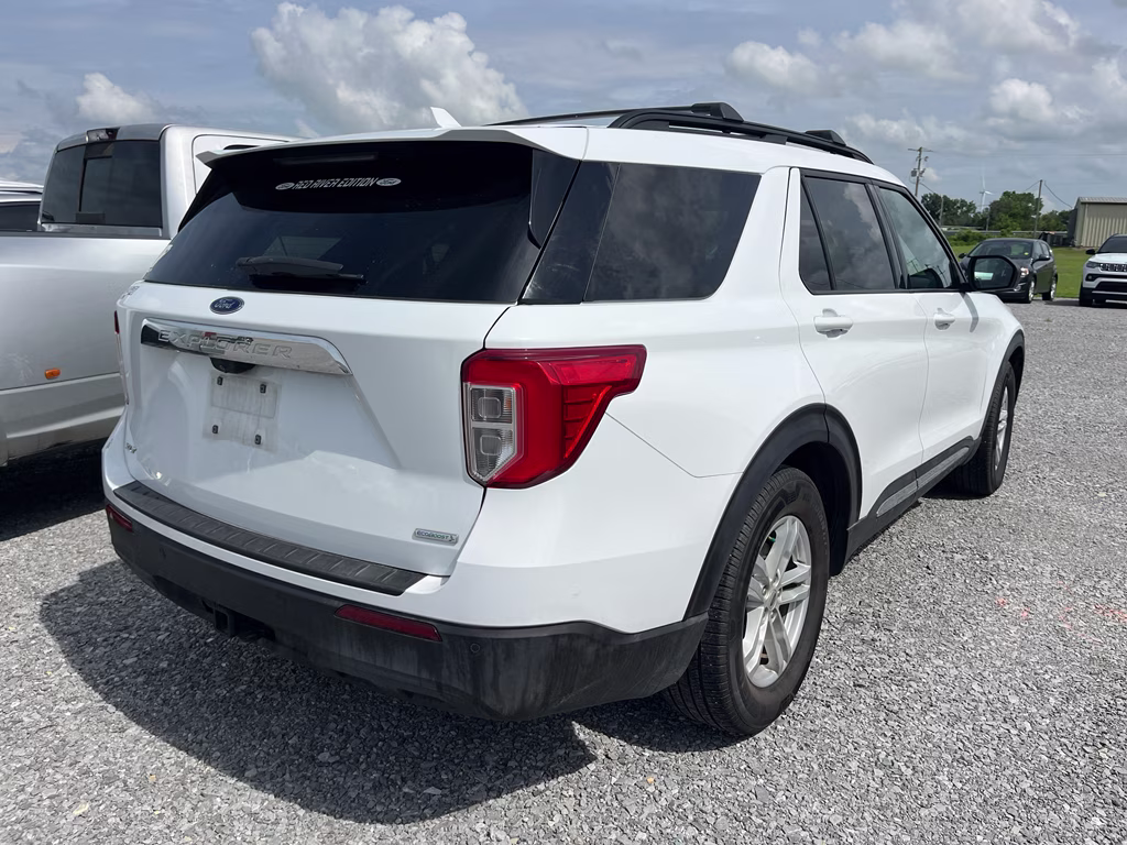 2020 Oxford White Ford Explorer XLT RWD SUV