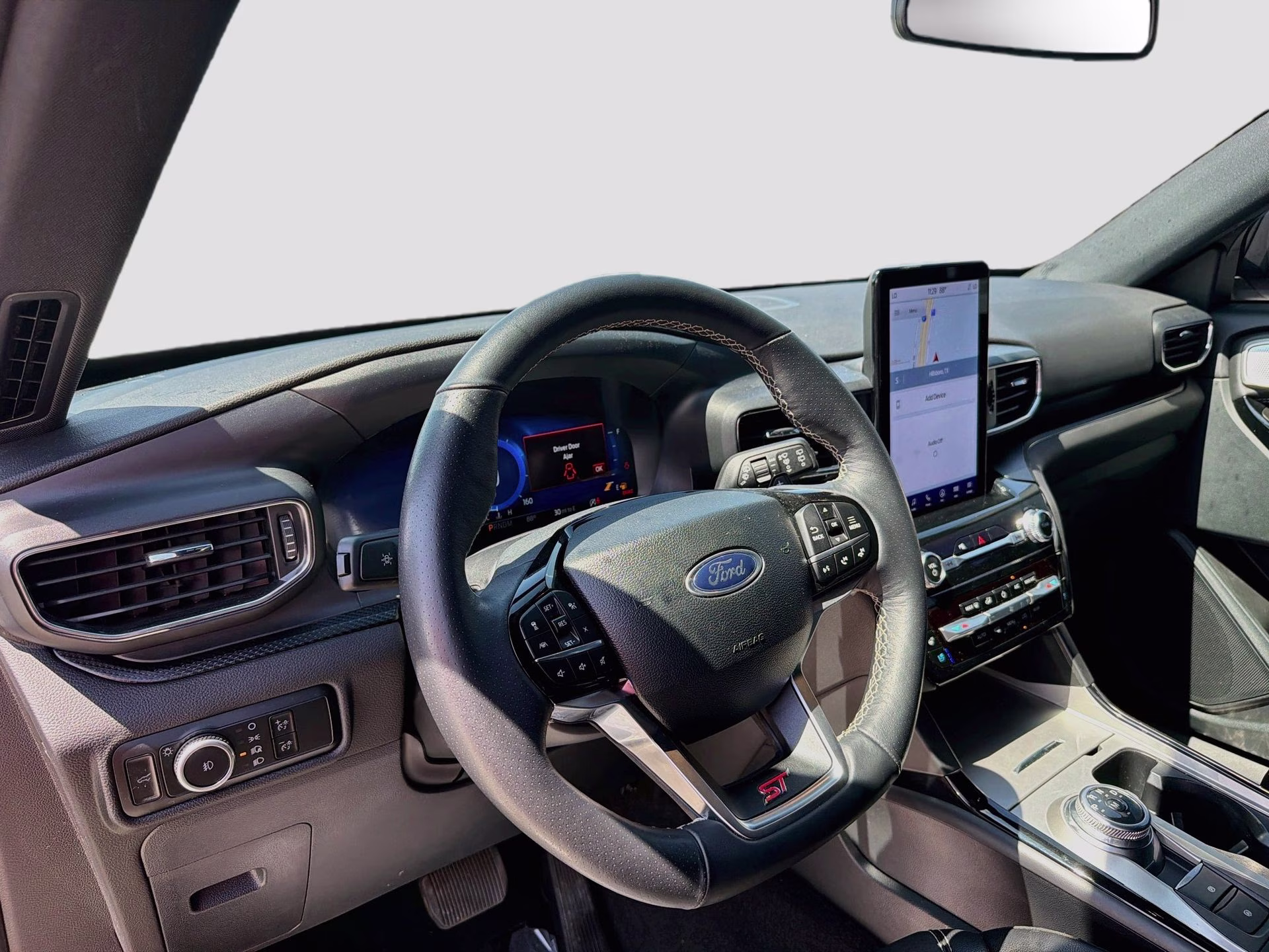 2024 Star White Metallic Tri-Coat Ford Explorer ST 4X4 SUV