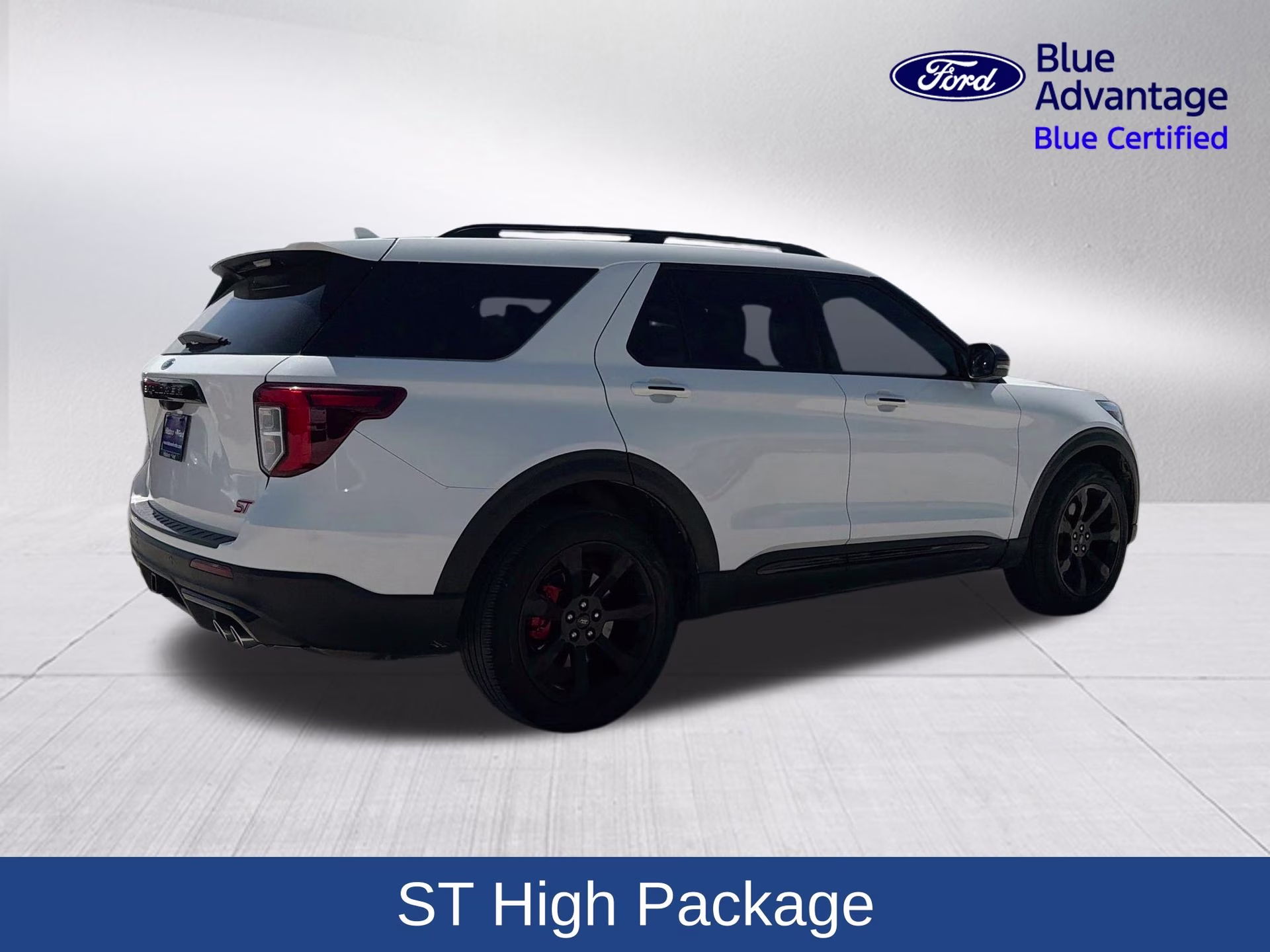 2024 Star White Metallic Tri-Coat Ford Explorer ST 4X4 SUV