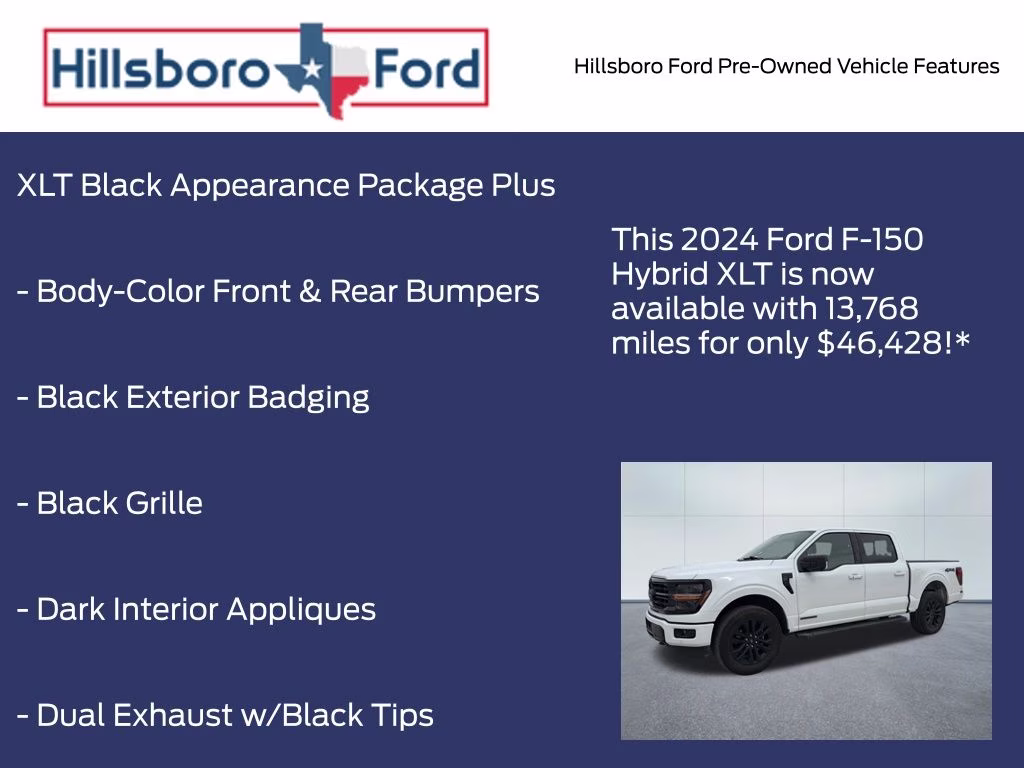 2024 Oxford White Ford F-150 XLT 4X4 Truck