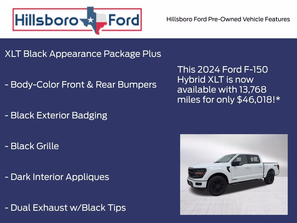 2024 Oxford White Ford F-150 XLT 4X4 Truck