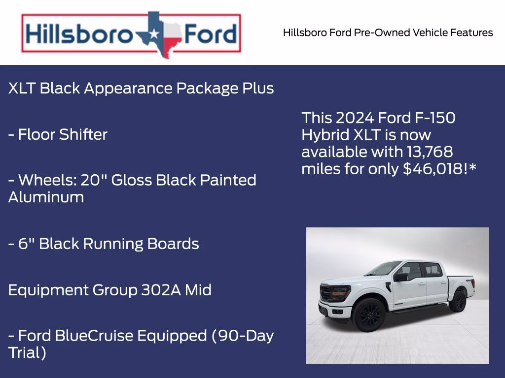 2024 Oxford White Ford F-150 XLT 4X4 Truck