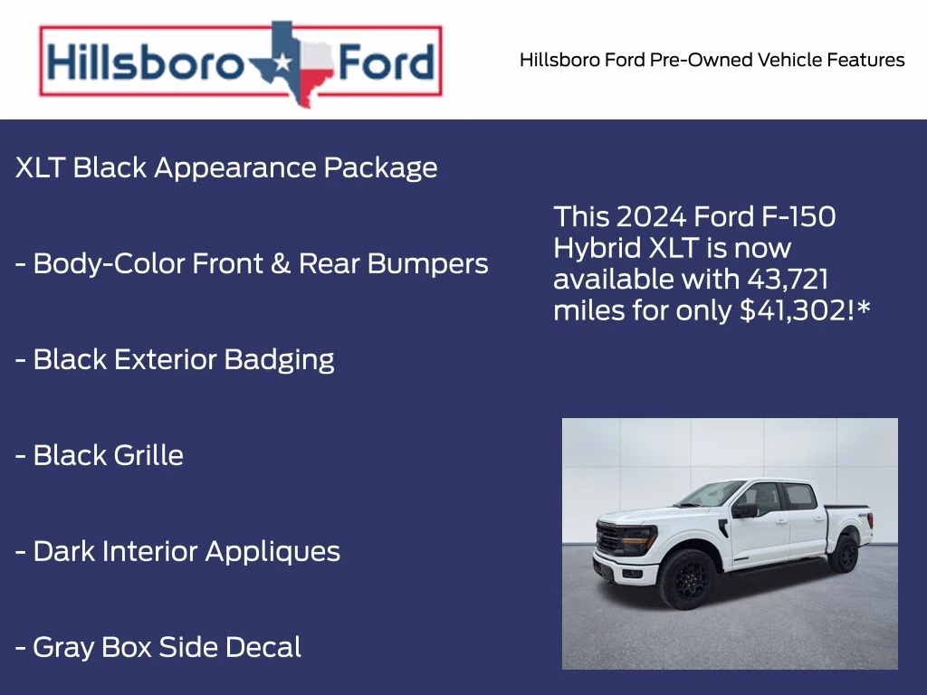 2024 Oxford White Ford F-150 XLT 4X4 Truck