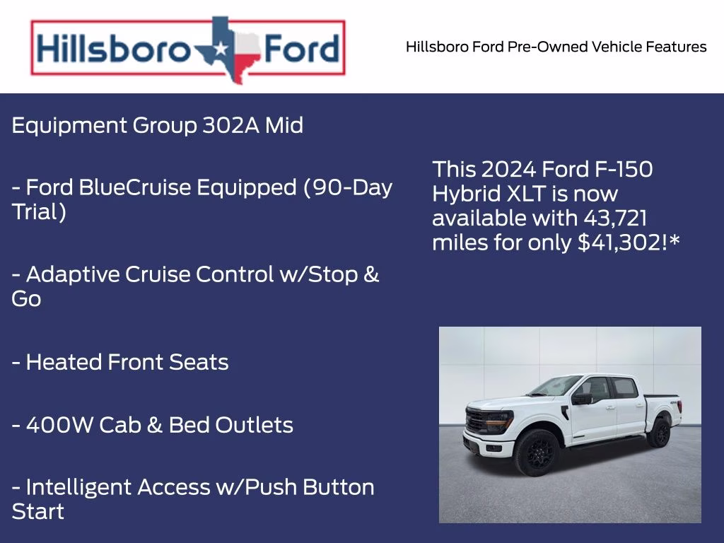 2024 Oxford White Ford F-150 XLT 4X4 Truck