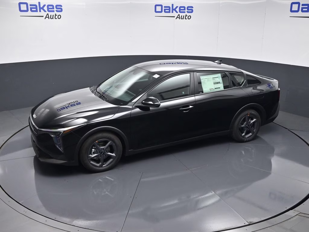 2026 Aurora Black Pearl Kia K4 LXS FWD Sedan