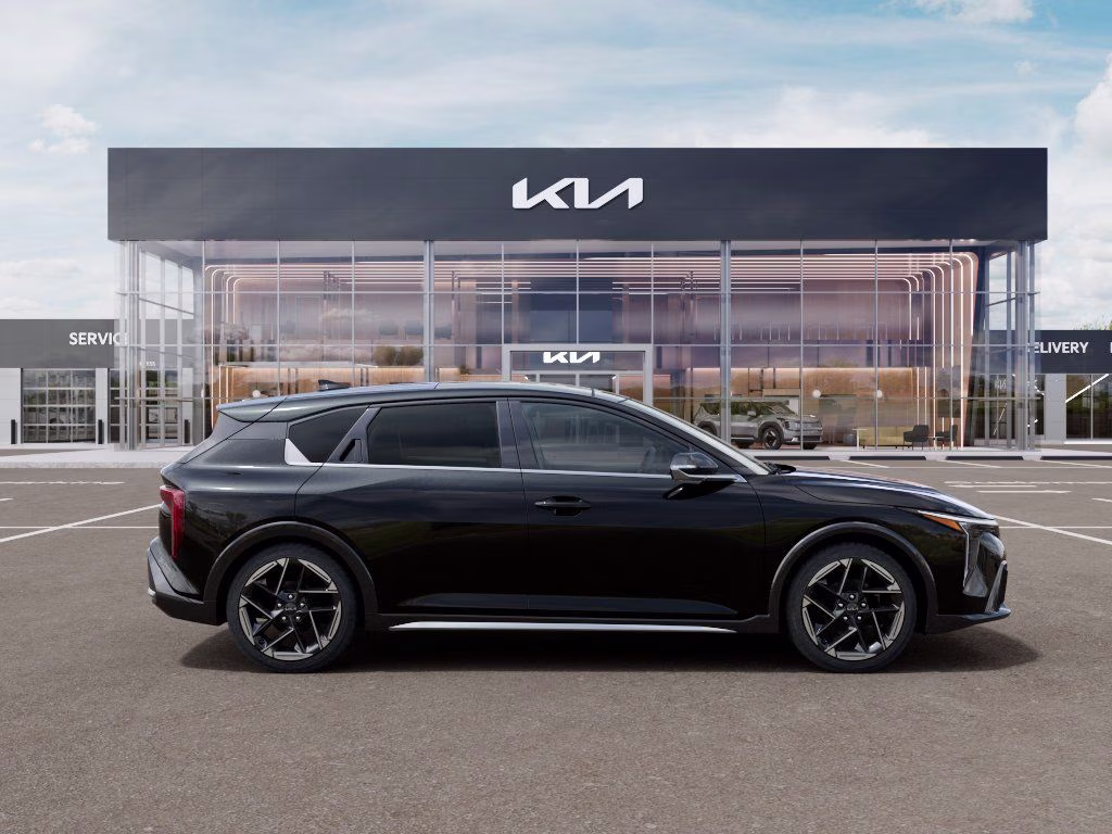 2026 Aurora Black Pearl Kia K4 GT-Line FWD Hatchback