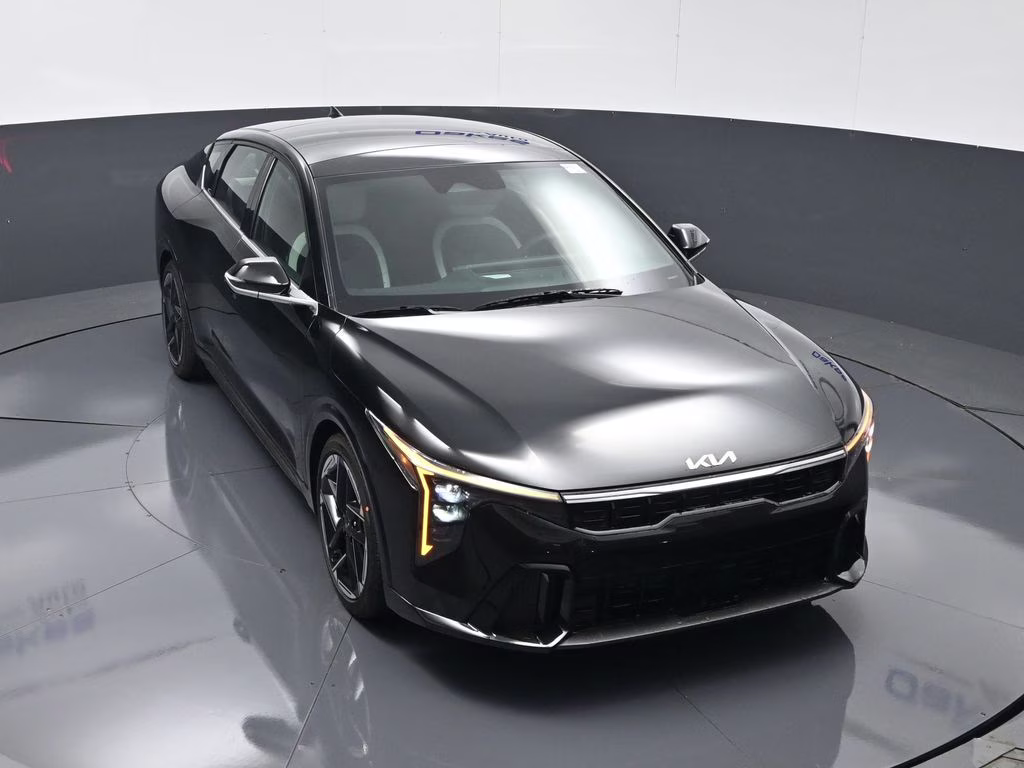 2026 Aurora Black Pearl Kia K4 GT-Line FWD Sedan