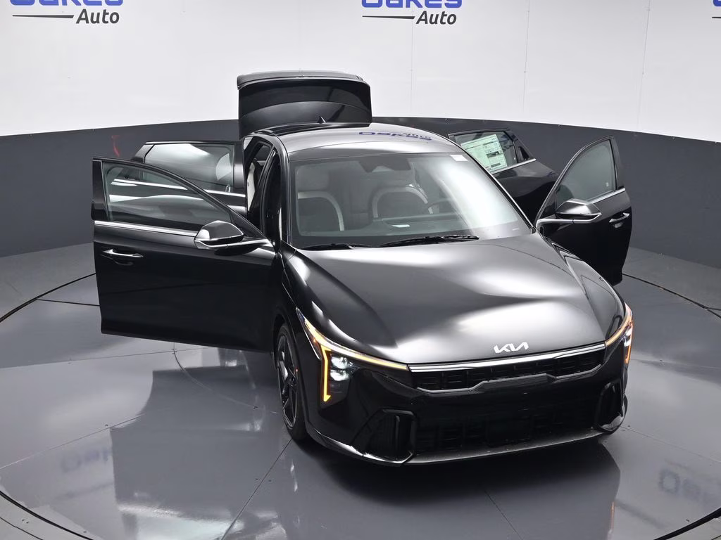 2026 Aurora Black Pearl Kia K4 GT-Line FWD Sedan