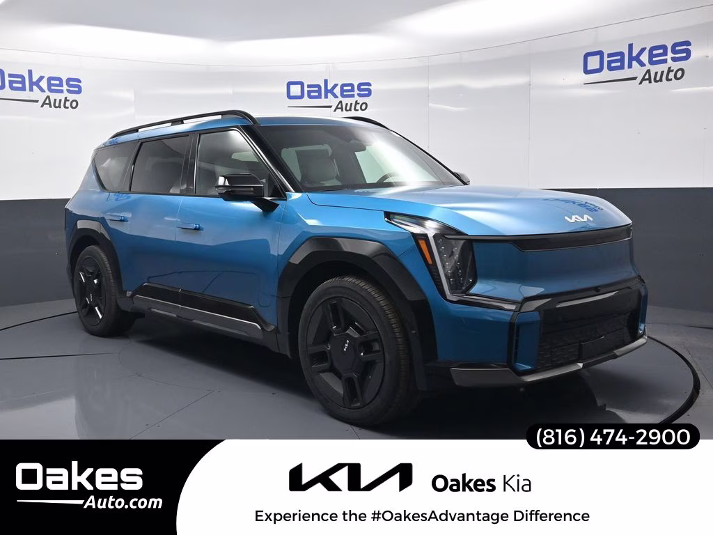 2026 Ocean Blue Kia EV9 GT-Line AWD SUV