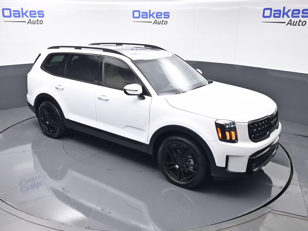 2025 Glacial White Pearl Kia Telluride SX-Prestige X-Line AWD SUV