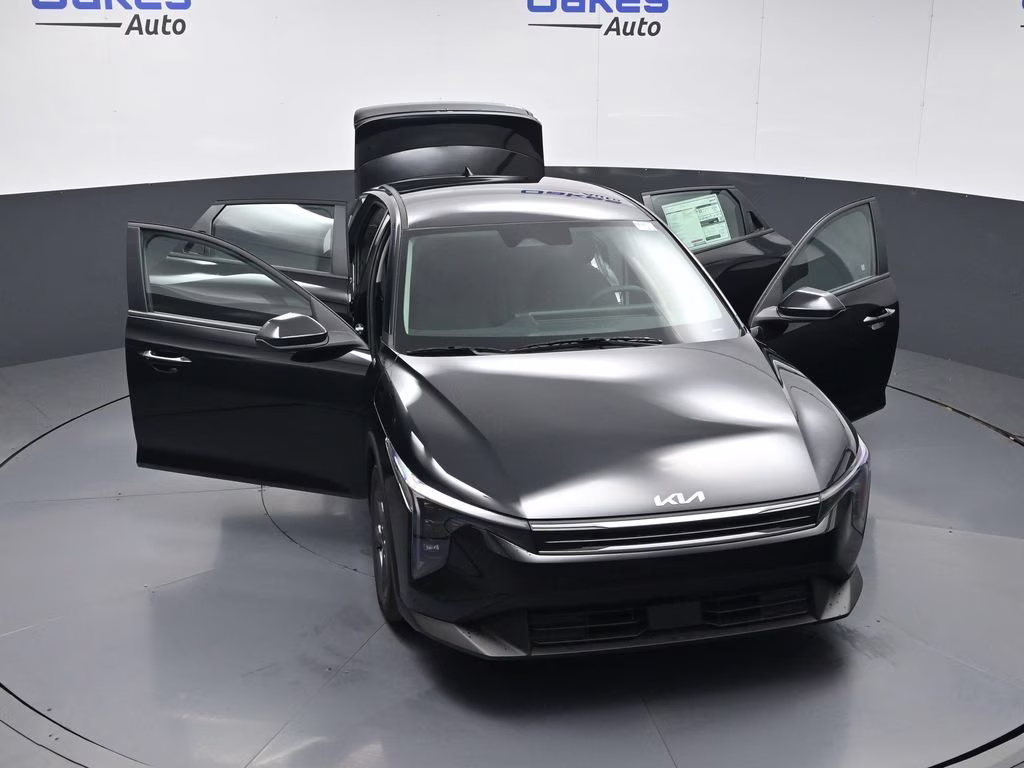 2026 Aurora Black Pearl Kia K4 LXS FWD Sedan