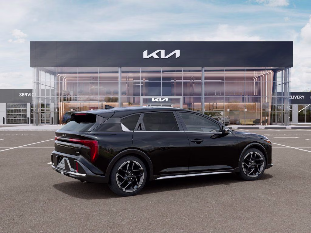 2026 Aurora Black Pearl Kia K4 GT-Line FWD Hatchback