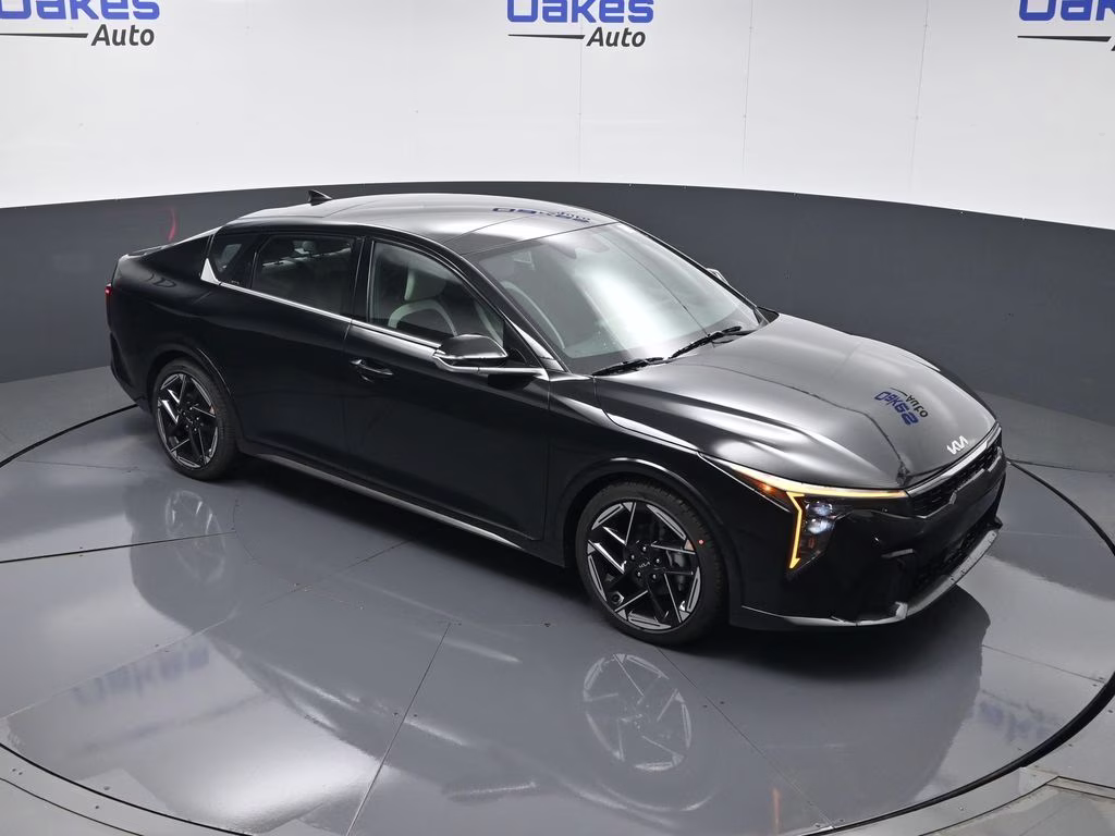 2026 Aurora Black Pearl Kia K4 GT-Line FWD Sedan