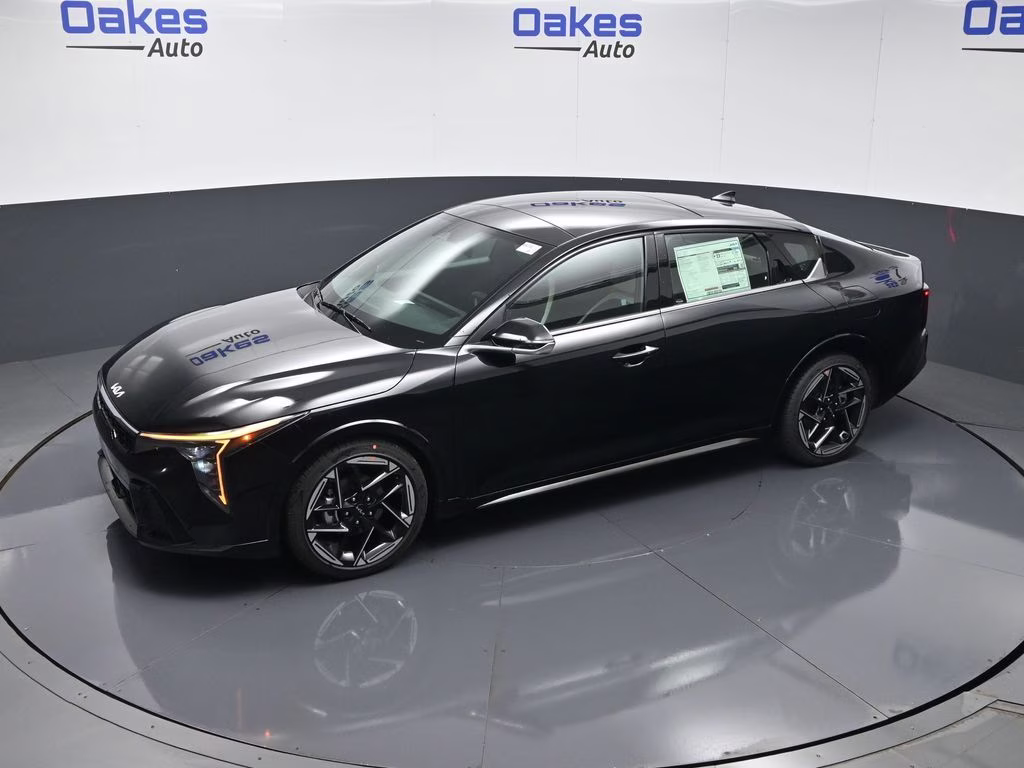2026 Aurora Black Pearl Kia K4 GT-Line FWD Sedan
