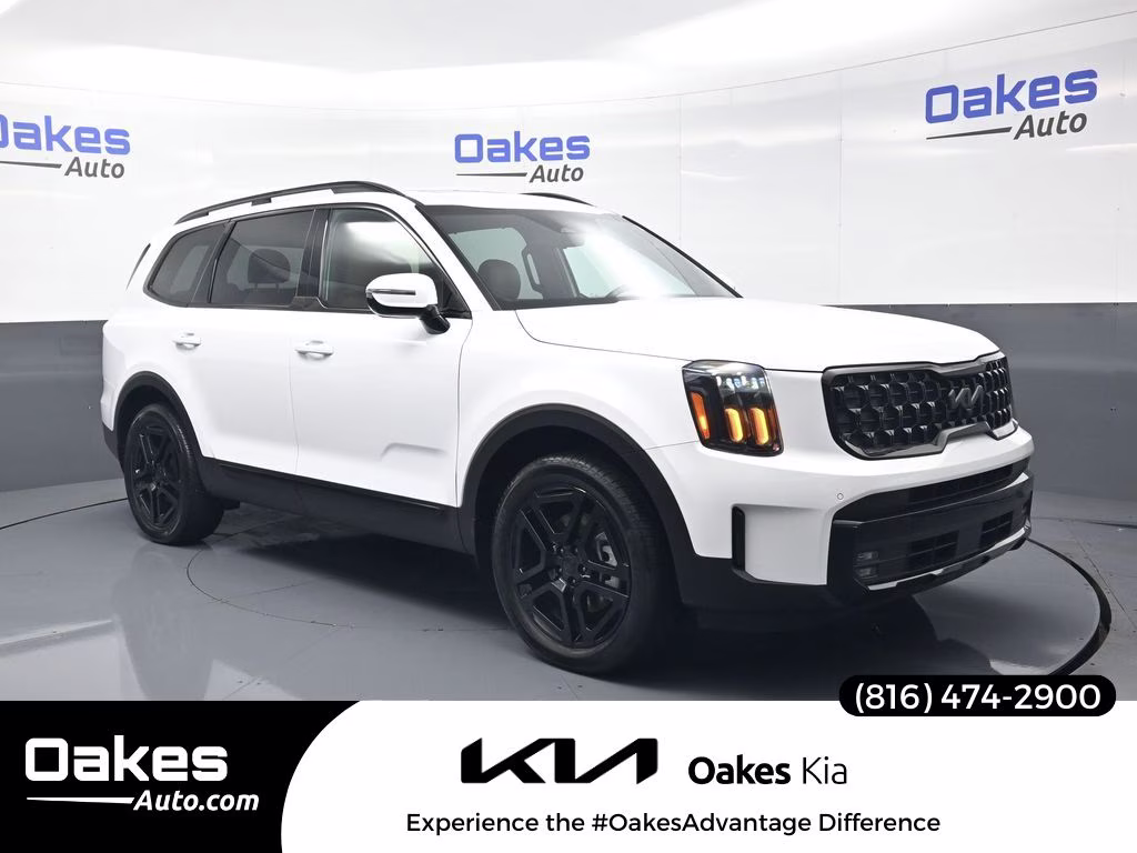 2025 Glacial White Pearl Kia Telluride SX-Prestige X-Line AWD SUV