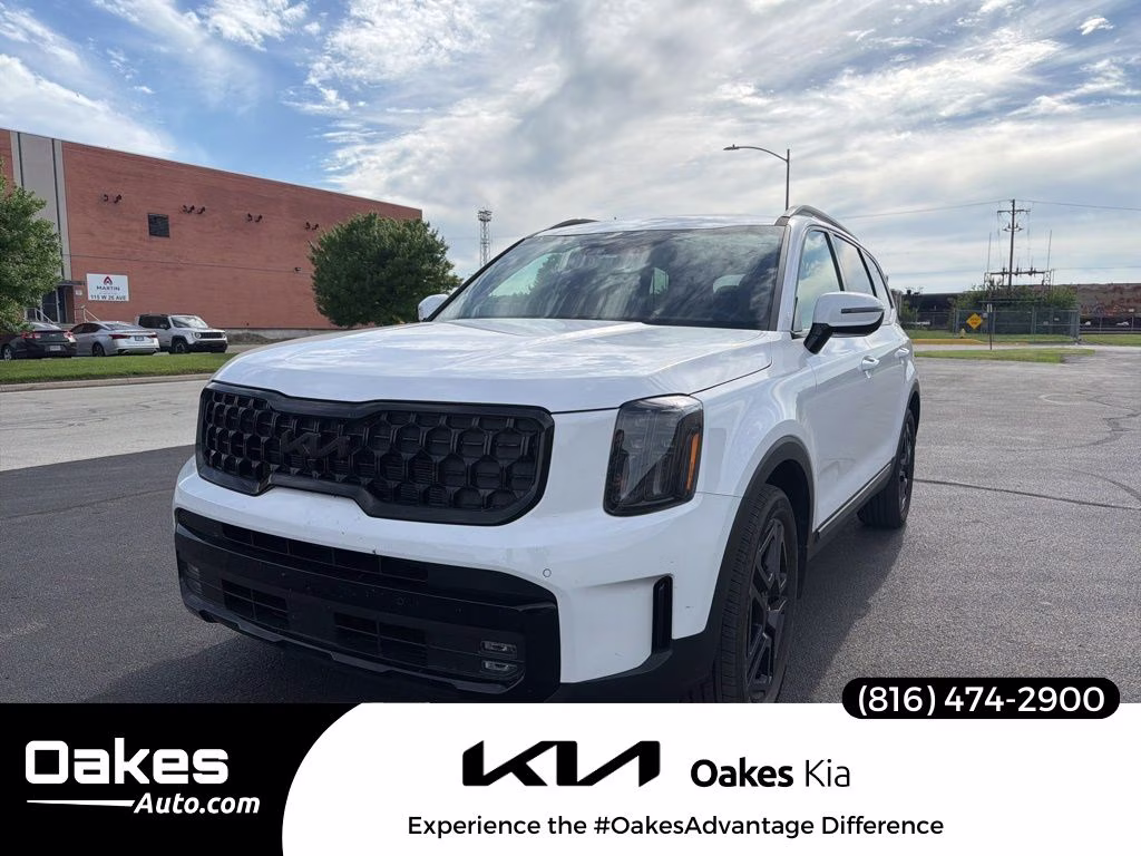 2025 Glacial White Pearl Kia Telluride SX-Prestige X-Line AWD SUV