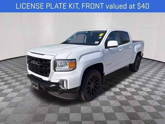 2022 Summit White GMC Canyon Elevation 4X4 Truck