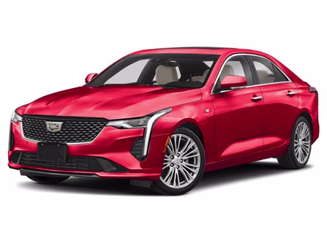 2023 Red Cadillac CT4 Premium Luxury RWD Sedan