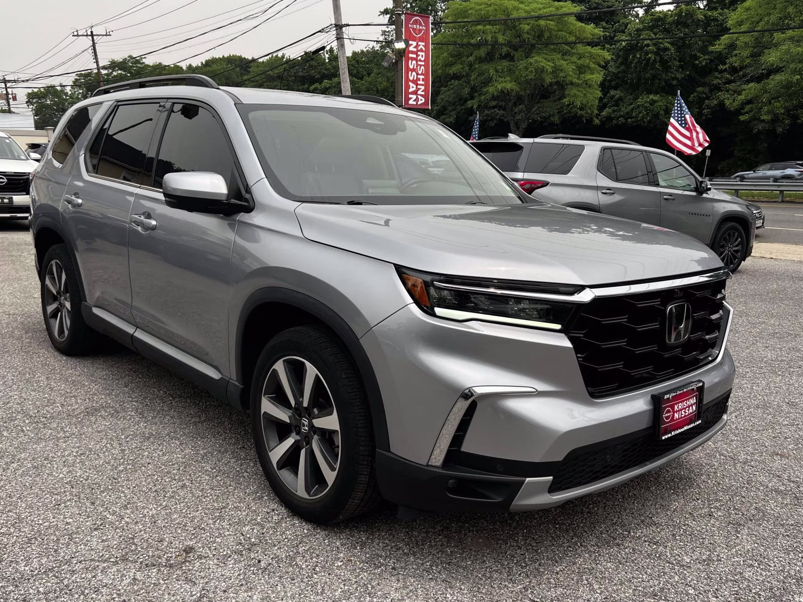2023 Lunar Silver Metallic Honda Pilot Elite AWD AWD SUV