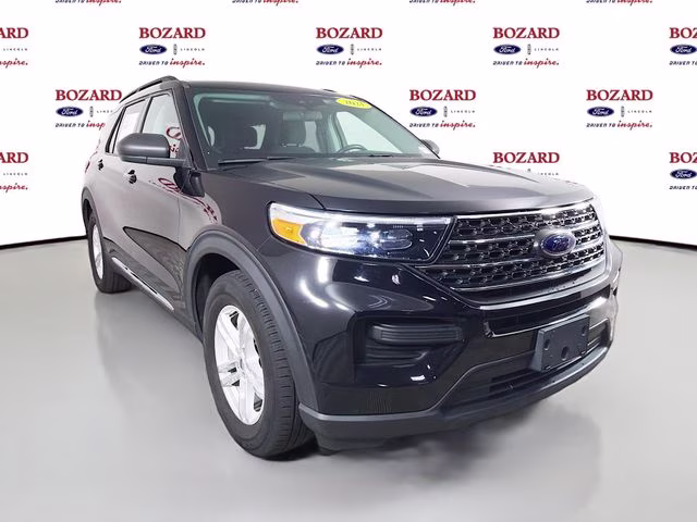 2021 Agate Black Metallic Ford Explorer XLT RWD SUV