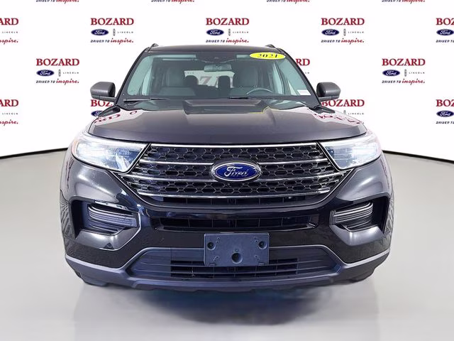 2021 Agate Black Metallic Ford Explorer XLT RWD SUV