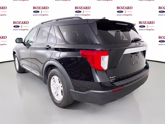2021 Agate Black Metallic Ford Explorer XLT RWD SUV