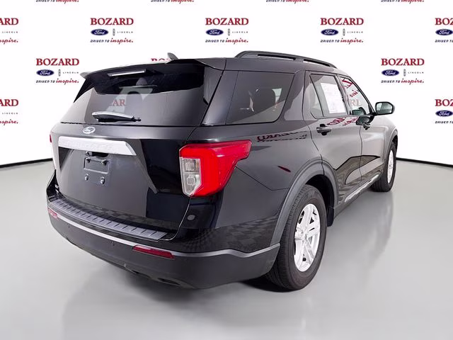 2021 Agate Black Metallic Ford Explorer XLT RWD SUV