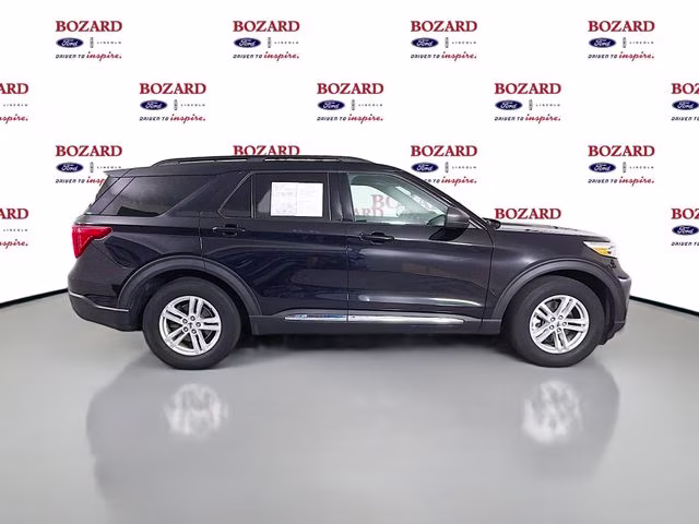 2021 Agate Black Metallic Ford Explorer XLT RWD SUV