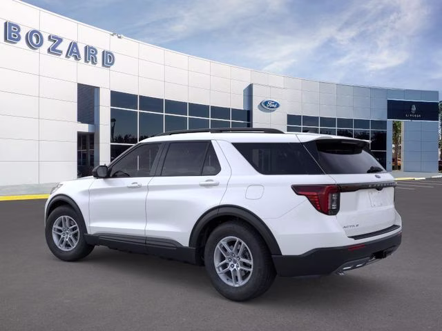 2026 Star White Metallic Tri-Coat Ford Explorer Active RWD SUV