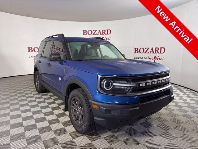 2023 Blue Metallic Ford Bronco Sport Big Bend 4X4 SUV