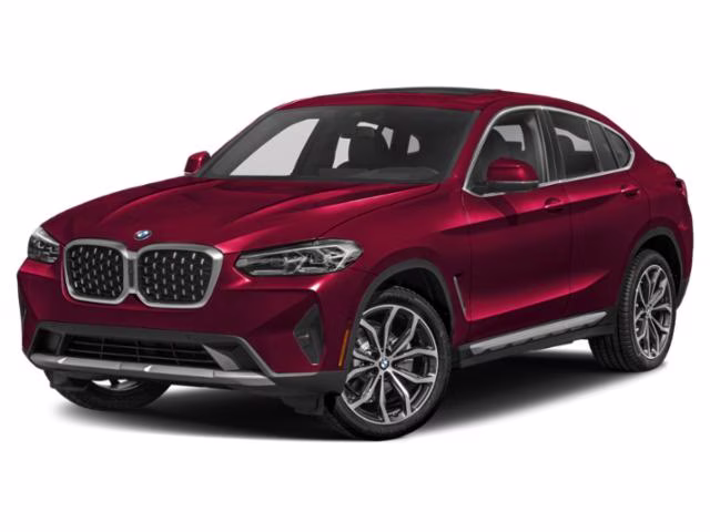 2025 Red Metallic BMW X4 xDrive30i AWD SUV