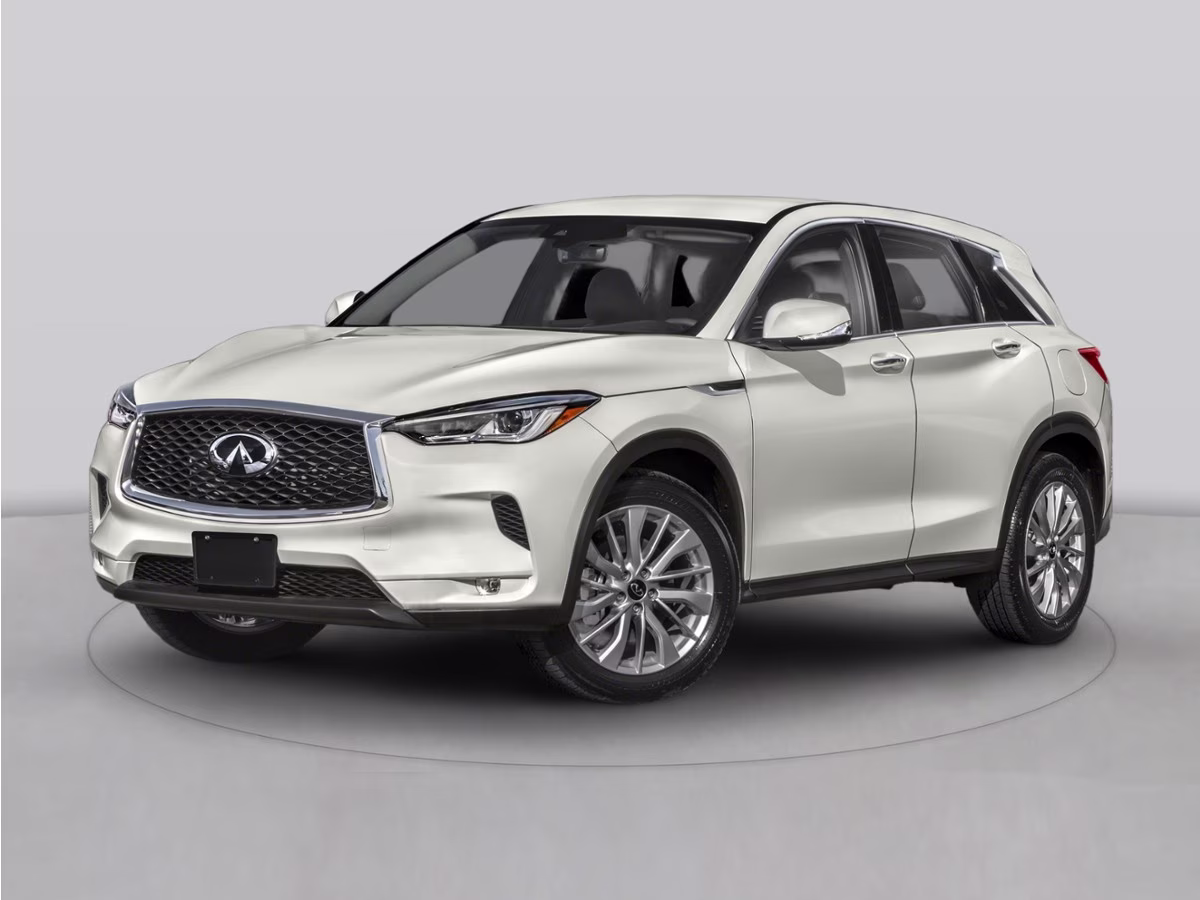 2023 White INFINITI QX50 Sensory AWD SUV