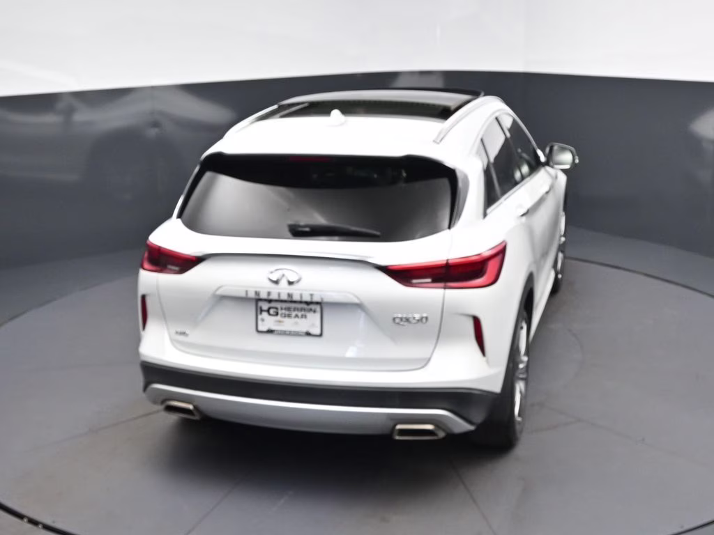 2023 White INFINITI QX50 Sensory AWD SUV