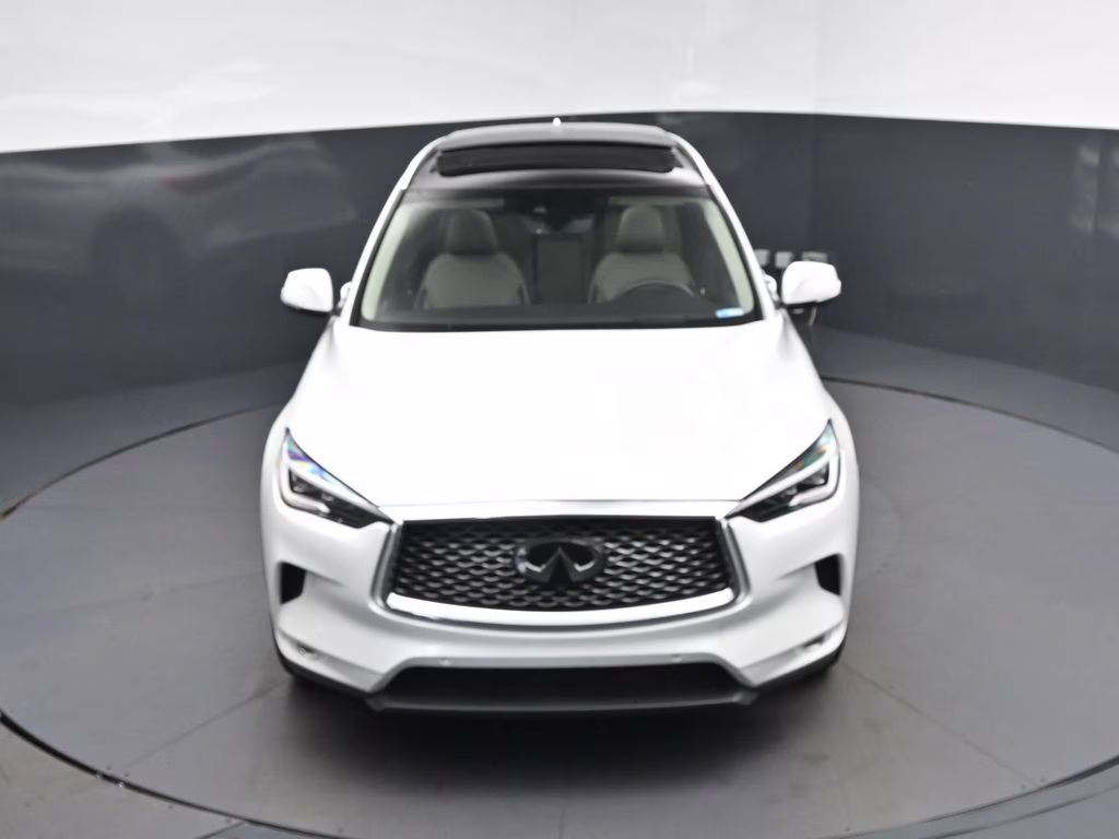 2023 White INFINITI QX50 Sensory AWD SUV