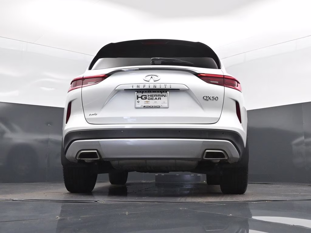 2023 White INFINITI QX50 Sensory AWD SUV
