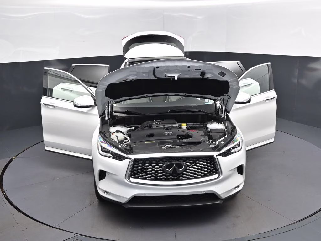 2023 White INFINITI QX50 Sensory AWD SUV